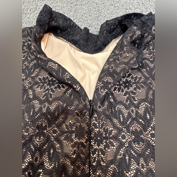 Aritzia Wilfred Janvry Black Lace Long Sleeve Dress Size 2 - Picture 12 of 13